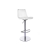 Montecarlo Hydraulic Barstool in WHITE