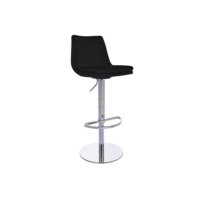Montecarlo Hydraulic Barstool in BLACK