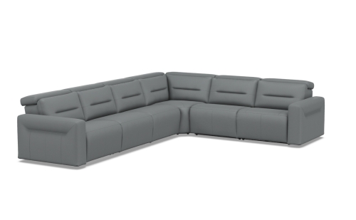 3008 Leather Reclining Sectional Collection C