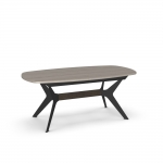 Boomerang Extendable table base 50533 for butterfly leaf tabletop by Amisco  