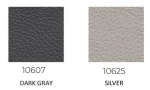 QUICK SHIP LEATHER DARK GREY OR SILVER  